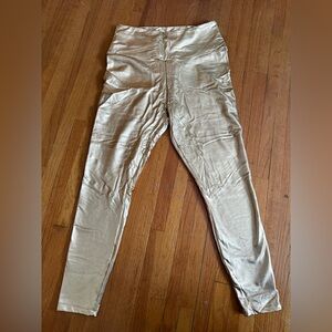 Shiny Gold Leggings
